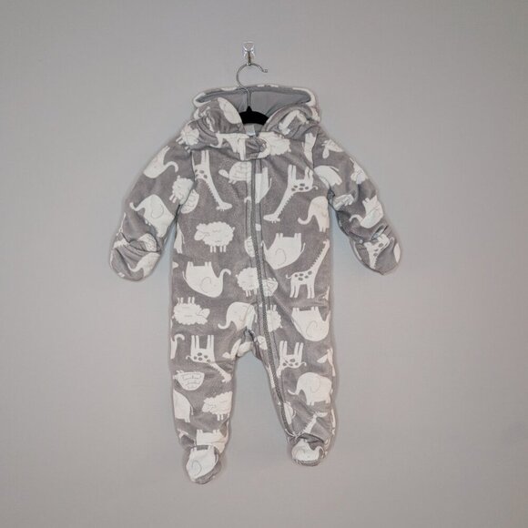 💜 2 for 30 💜 Carter's Baby Fleece Bunting Suit - Picture 1 of 4